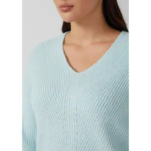 Pull aus weichem Strick im Relaxed Fit mit V-Ausschnitt für Damen s.Oliver image-3