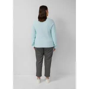 Pull aus weichem Strick im Relaxed Fit mit V-Ausschnitt für Damen s.Oliver image-4