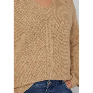 Pull aus weichem Strick im Relaxed Fit mit V-Ausschnitt für Damen s.Oliver image-3