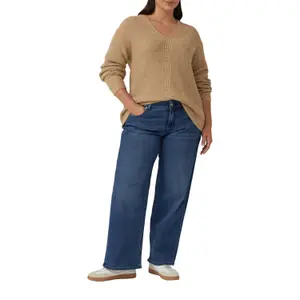 Pull aus weichem Strick im Relaxed Fit mit V-Ausschnitt für Damen s.Oliver image-6