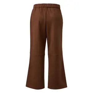 Pantaloni morbidi effetto velluto con vita elastica donna s.Oliver image-1