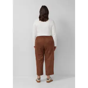 Pantaloni morbidi effetto velluto con vita elastica donna s.Oliver image-4