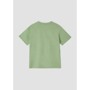 Oversize T-shirt i lätt fleece med tryck fram barn s.Oliver image-3