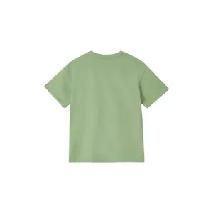 Oversize T-shirt i lätt fleece med tryck fram barn s.Oliver image-4