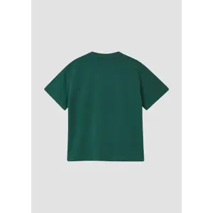Oversize T-shirt i lätt fleece med tryck fram barn s.Oliver image-3