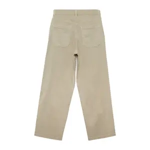 Relaxed Fit Wide Leg Mid Rise Cotton Blend Trousers Child s.Oliver image-4
