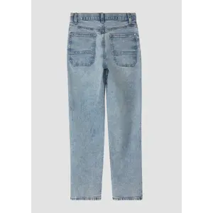 Jeans Regular coupe décontractée taille mi-haute Jambe droite coton mélangé enfant s.Oliver Toni image-3