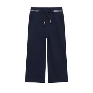 Pantalon de jogging coupe ample taille mi-haute jambe large coton mélangé enfant s.Oliver image-2