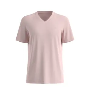 T-shirt από ζέρσεϊ με V λαιμόκοψη και εκτύπωση λογότυπου s.Oliver image-0
