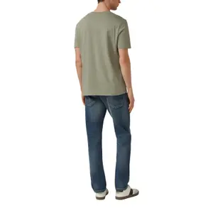 T-shirt από ζέρσεϊ με V λαιμόκοψη και εκτύπωση λογότυπου s.Oliver image-5