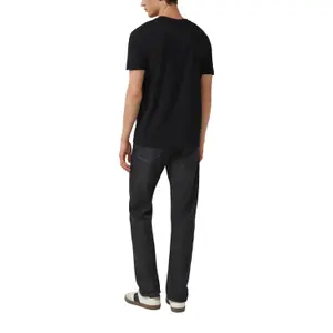 T-shirt από ζέρσεϊ με V λαιμόκοψη και εκτύπωση λογότυπου s.Oliver image-5