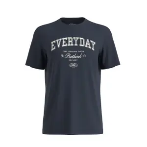 T-shirt από βαμβακερό jersey με εκτύπωση μπροστά κανονική εφαρμογή s.Oliver image-0