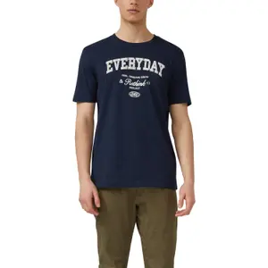 T-shirt από βαμβακερό jersey με εκτύπωση μπροστά κανονική εφαρμογή s.Oliver image-2