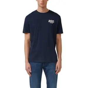 T-shirt από βαμβακερό jersey με εκτύπωση μπροστά κανονική εφαρμογή s.Oliver image-2