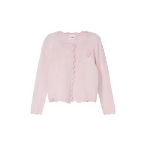 Cardigan met knoopsluiting en applicatie meisje s.Oliver image-2