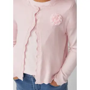 Cardigan met knoopsluiting en applicatie meisje s.Oliver image-5