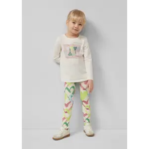 7/8 Slim Fit Mid Rise Slim Leg All-Over Print Leggings for Girls s.Oliver image-6