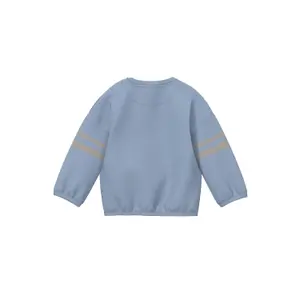 Loose Fit Sweatshirt with Front Print and Snap Buttons for Babies s.Oliver image-1