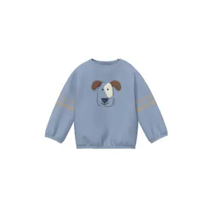 Loose Fit Sweatshirt with Front Print and Snap Buttons for Babies s.Oliver image-2