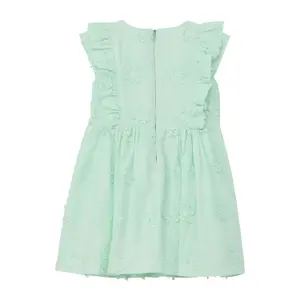 Robe curta com mangas de borboleta e bordado floral menina s.Oliver image-1