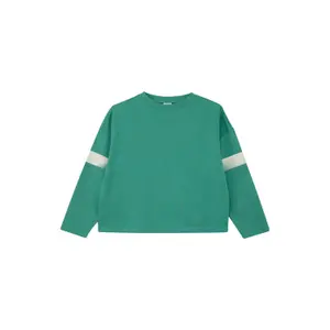 Oversize bluza z nadrukiem na plecach dziewczęca s.Oliver image-0