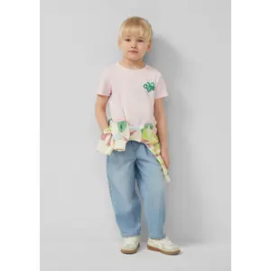 T-shirt Loose Fit z detalem węzłowym i nadrukiem na plecach dla dziewczynki s.Oliver image-6