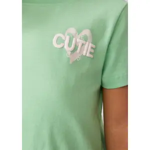 T-shirt Loose Fit z detalem węzłowym i nadrukiem na plecach dla dziewczynki s.Oliver image-5