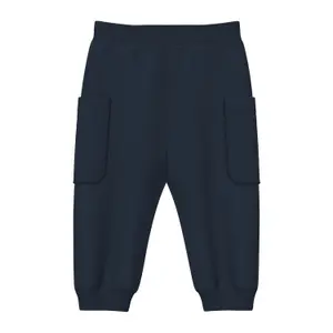 Μαλακό παντελόνι jogging από βαμβακερό μείγμα με ριγωτή ζώνη για μωρά s.Oliver image-2