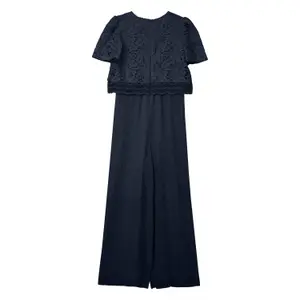 Girl's Wide Leg Jumpsuit with Lace Details s.Oliver image-1