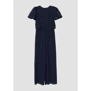Girl's Wide Leg Jumpsuit with Lace Details s.Oliver image-3