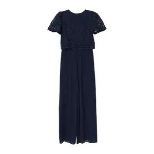 Girl's Wide Leg Jumpsuit with Lace Details s.Oliver image-4