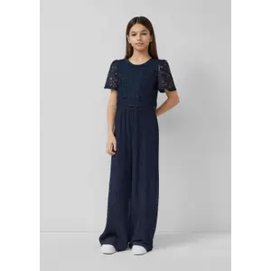 Girl's Wide Leg Jumpsuit with Lace Details s.Oliver image-6