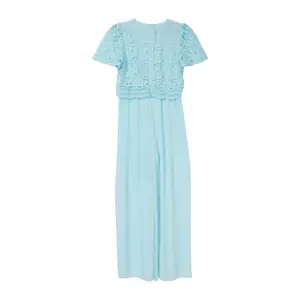 Girl's Wide Leg Jumpsuit with Lace Details s.Oliver image-4