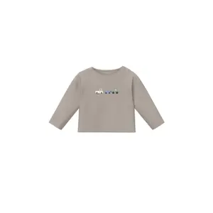 Unisex Casual Fit T-Shirt with Artwork and Snap Buttons for Babies s.Oliver image-2