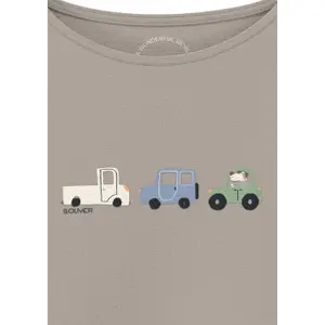Unisex Casual Fit T-Shirt with Artwork and Snap Buttons for Babies s.Oliver image-6