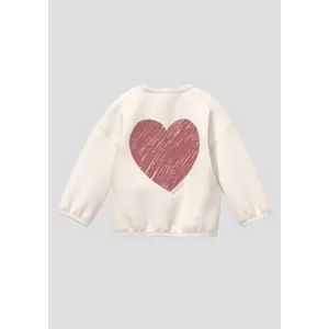 Sweatshirt coupe ample avec imprimé au dos et broderie bébé s.Oliver image-4