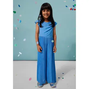Loose Fit Ruffled Sleeve Baby Girl Jumpsuit s.Oliver image-5