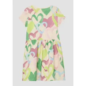 Lett kort felpa med all-over tryk til baby pige s.Oliver image-3