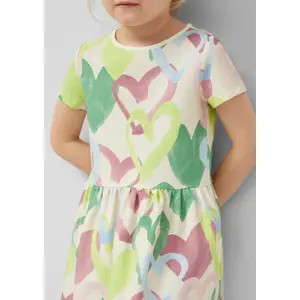 Lett kort felpa med all-over tryk til baby pige s.Oliver image-5