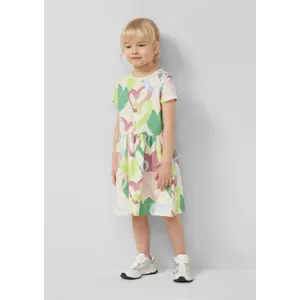 Lett kort felpa med all-over tryk til baby pige s.Oliver image-6