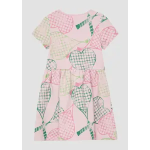 Lett kort felpa med all-over tryk til baby pige s.Oliver image-1