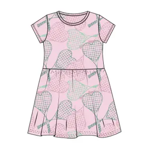 Lett kort felpa med all-over tryk til baby pige s.Oliver image-3