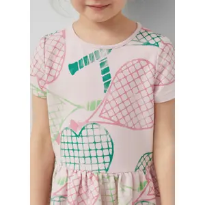 Lett kort felpa med all-over tryk til baby pige s.Oliver image-4