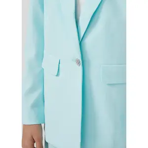Girl's Revers Collar Blazer with Fancy Button s.Oliver image-5