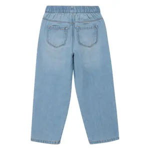 Jeans Regular Fit Mid Rise Tapered Leg med slitage för flickor s.Oliver Toni image-1