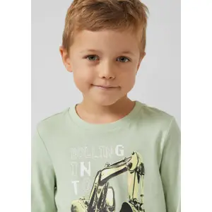 Regular Fit Long Sleeve T-Shirt with Front Print Child s.Oliver image-5