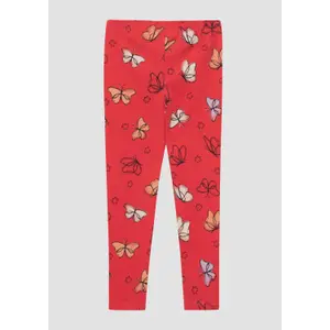 Legging 7/8 με εκτύπωση all-over και ελαστική μέση για μωρό κορίτσι s.Oliver image-1