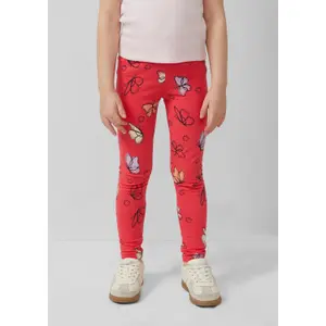 Legging 7/8 με εκτύπωση all-over και ελαστική μέση για μωρό κορίτσι s.Oliver image-4