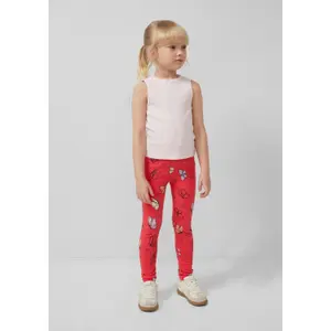 Legging 7/8 με εκτύπωση all-over και ελαστική μέση για μωρό κορίτσι s.Oliver image-5