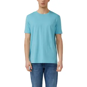 T-shirt από βαμβάκι με λογότυπο και στρογγυλή λαιμόκοψη s.Oliver image-2